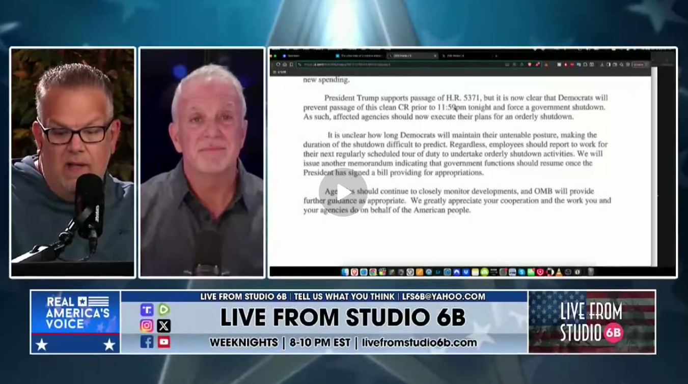 RUSS VOUGHT HAS ALREADY PUT OUT A MEMO ON SHUTDOWN