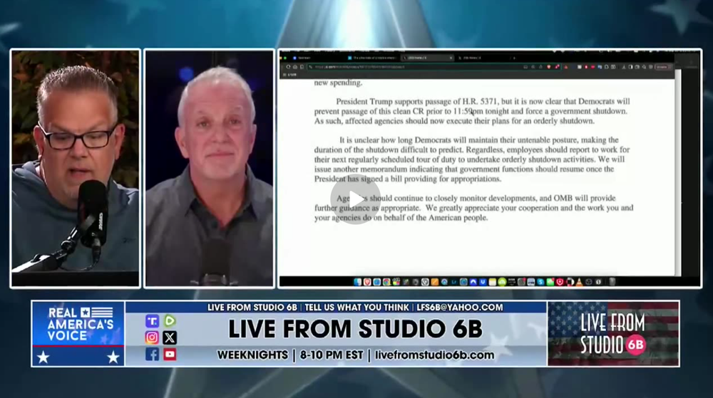 RUSS VOUGHT HAS ALREADY PUT OUT A MEMO ON SHUTDOWN