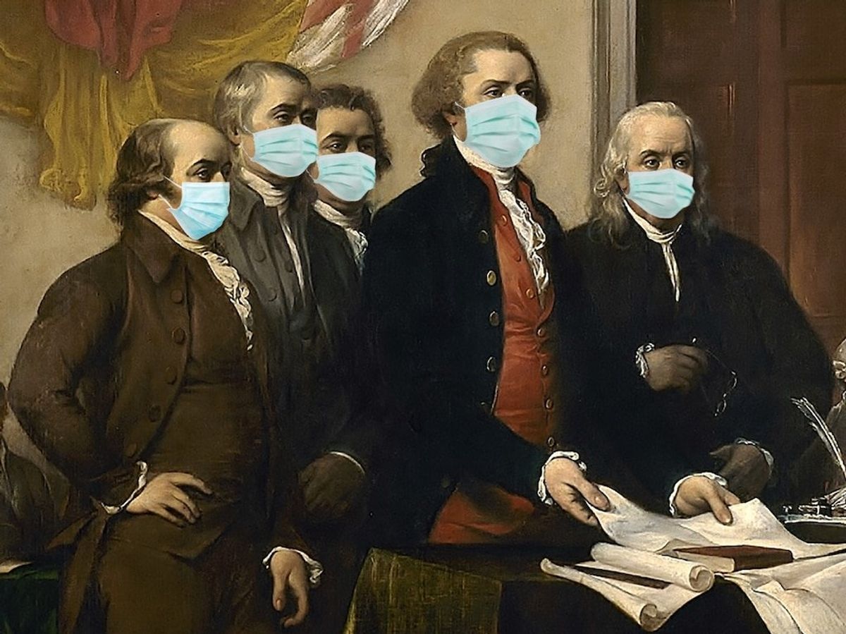 What Would US Founding Fathers Say to Anti-Maskers?