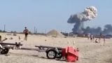 Massive explosion rocks Russian airbase in Crimea
