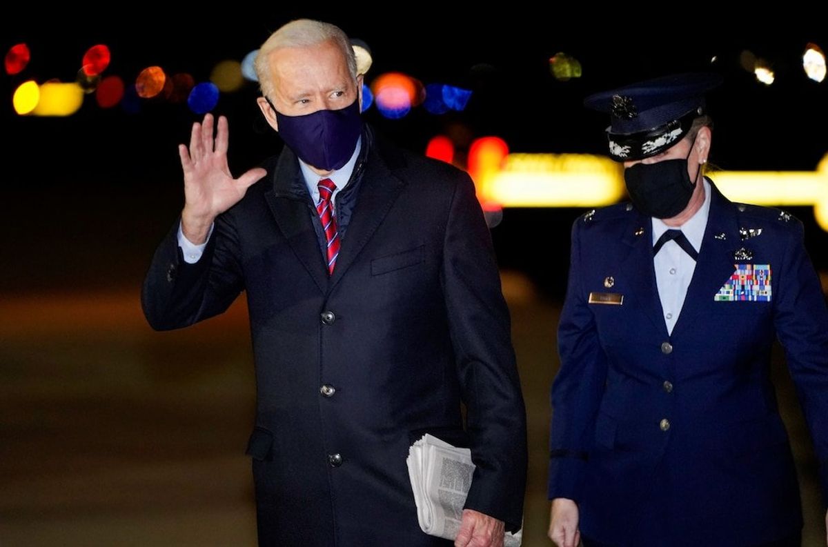 Biden Gives California Woman Pep Talk in Weekly Address Revival