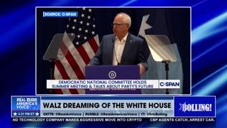 TIM WALZ IS STILL DREAMING OF THE WHITE HOUSE
