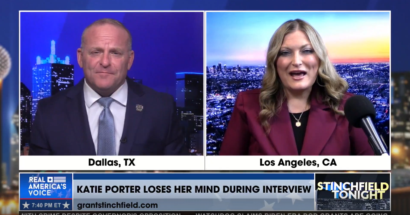 KATIE PORTER LOSES HER MIND DURING INTERVIEW