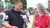 RAV correspondent, David Zere talks with 1st time rally goer Debbie