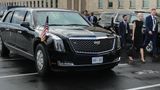 After flights grounded, Trump speeds limousine, known as 'The Beast' to Oklahoma GOP rally