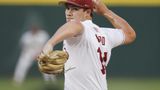 Arkansas baseball player pitches historic no-hitter during College World Series