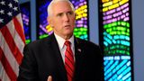 Former Vice President Mike Pence spoke on Saturday at Iranian Freedom event