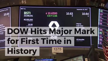 DOW Hits Major Mark for First Time in History
