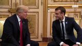 President Trump Participates in a 1:1 Bilateral Meeting with the President of France