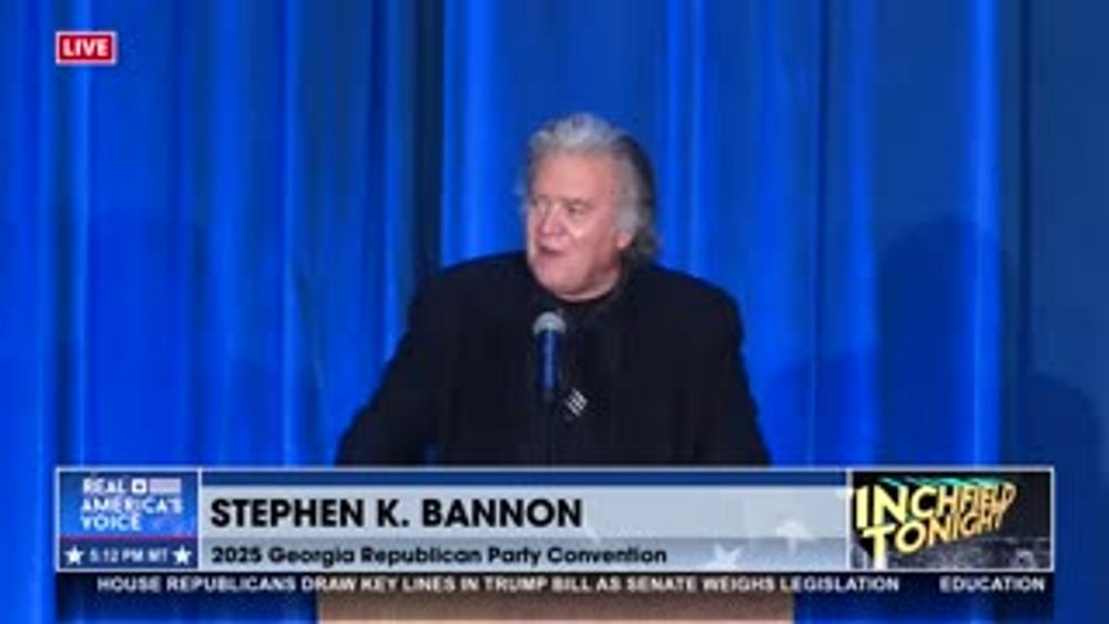 BANNON SPEAKS AT THE GA REPUBLICAN PARTY CONVENTION