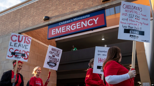 Thousands of Minnesota Nurses Launch 3-day Strike Over Pay