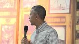 Obama visits troops on Christmas in Hawaii
