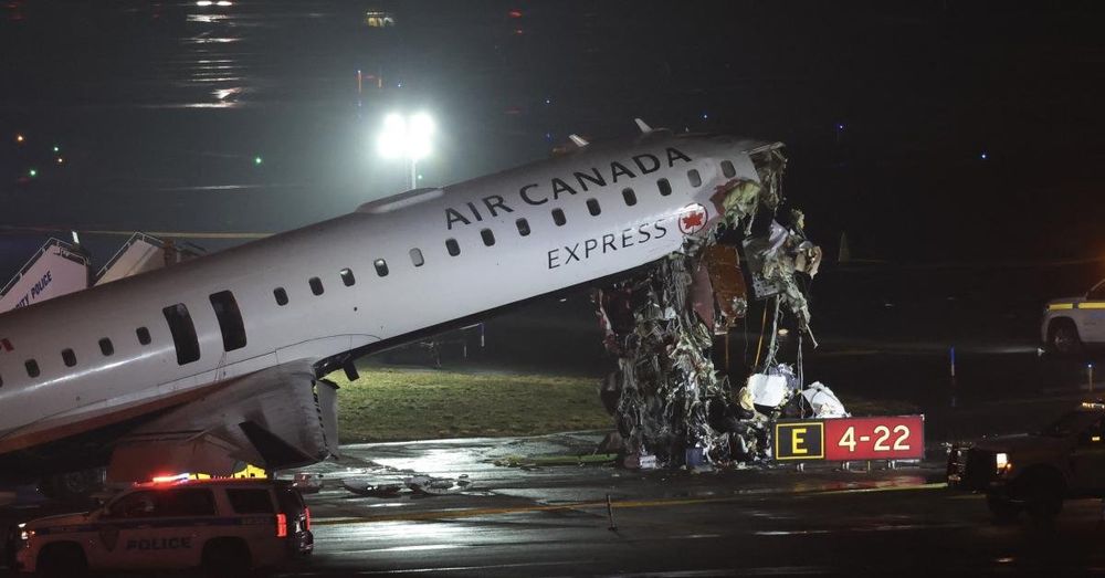 Air Canada plane on-the-ground crash closes LaGuardia; at least two dead