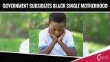 Charlie Kirk: Government Subsidizes Black Single Motherhood