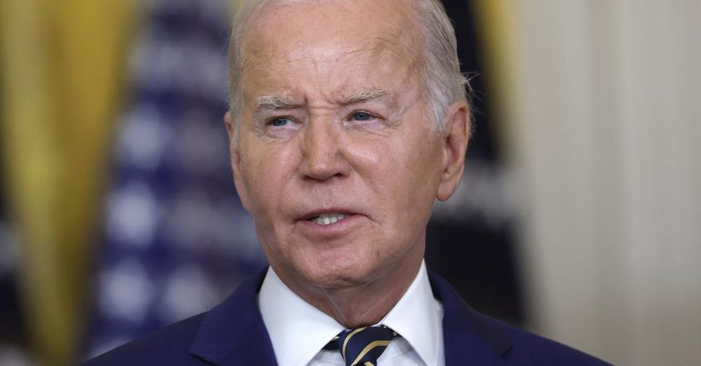 In first public address since leaving office, Biden suggests Trump will cut Social Security