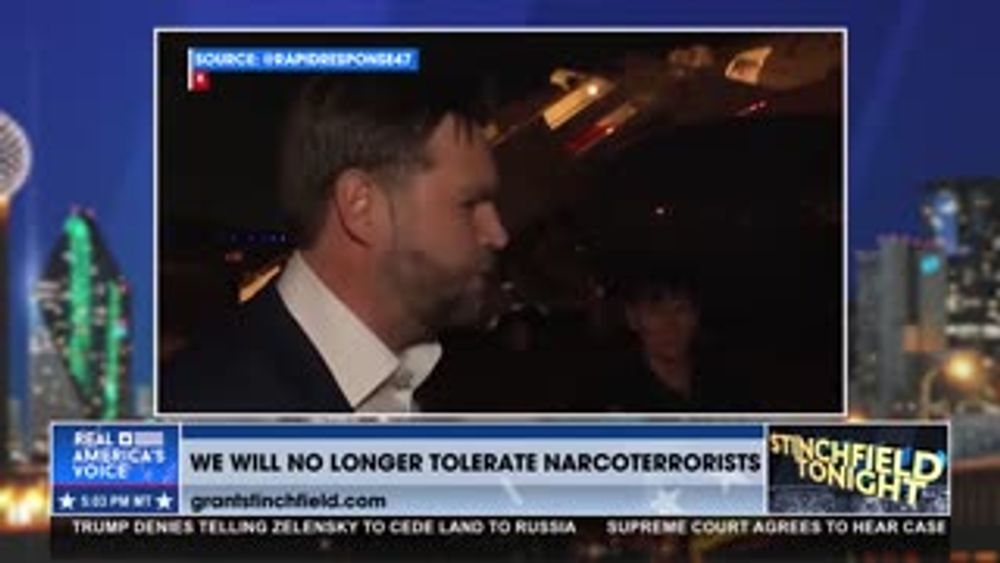TRUMP ADMIN WILL NOT TOLERATE NARCOTERRORISTS