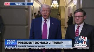 TRUMP ROASTS REPORTER, CONFIDENT HE HAS THE VOTES