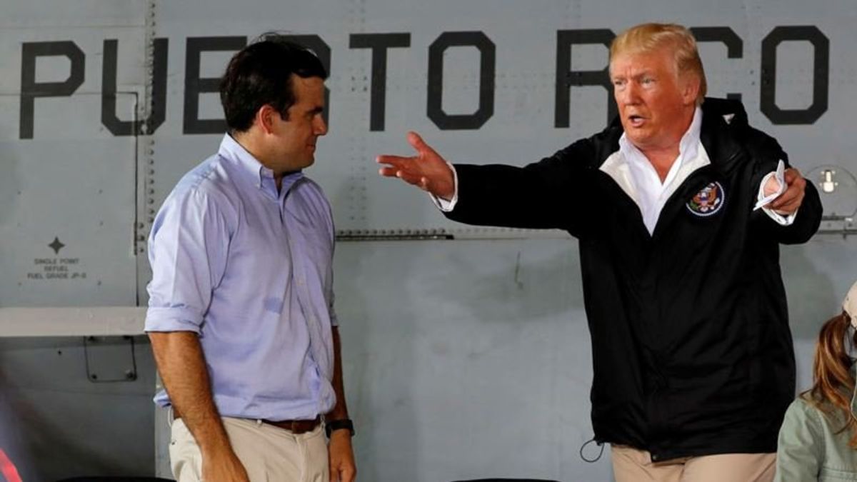 Trump Assails Puerto Rican Leaders for ‘Corrupt’ Hurricane Recovery