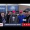 Trump Des Moines Rally Ben Bergquam interviews Football Players