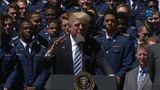 President Trump Participates in the U.S. Air Force Academy Commander-in-Chief Trophy Presentation