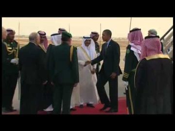 Obama arrives in Saudi Arabia to meet with King Abdullah