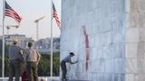 Suspect arrested after Washington Monument vandalized