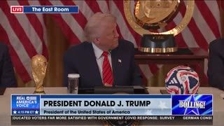TRUMP SAYS BARRON IS EXCITED FOR THE WORLD CUP
