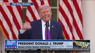 TRUMP PRAISES U.S. MILITARY