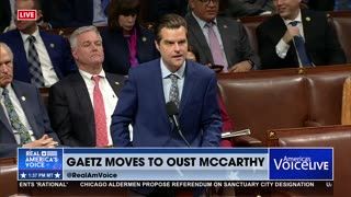 Gaetz: Single Subject Appropriations Bills Were Never the Plan with Speaker McCarthy