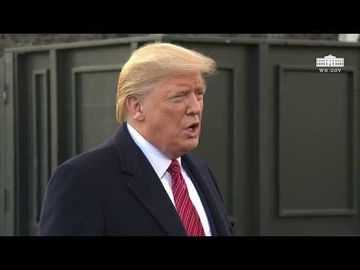 President Trump Delivers Remarks Upon Departure