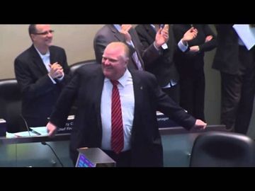 Toronto Mayor Rob Ford caught dancing at work