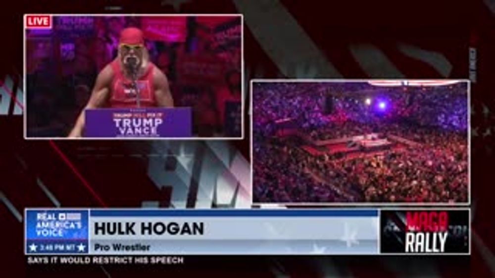 HULK HOGAN TAKES THE STAGE