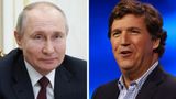 Tucker Carlson presses Putin about releasing Wall Street Journal reporter detained in Russia