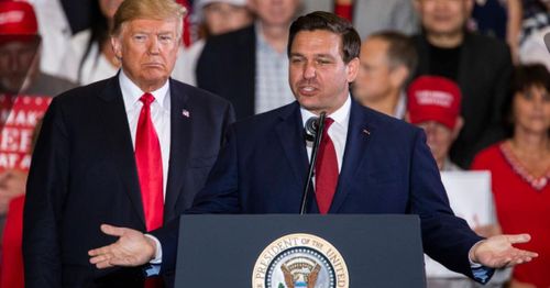 Trump brands DeSantis an 'average governor,' gloats over poll surge