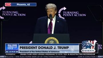 THE CROWD CHANTS “USA, USA, USA” AS TRUMP TAKES THE STAGE