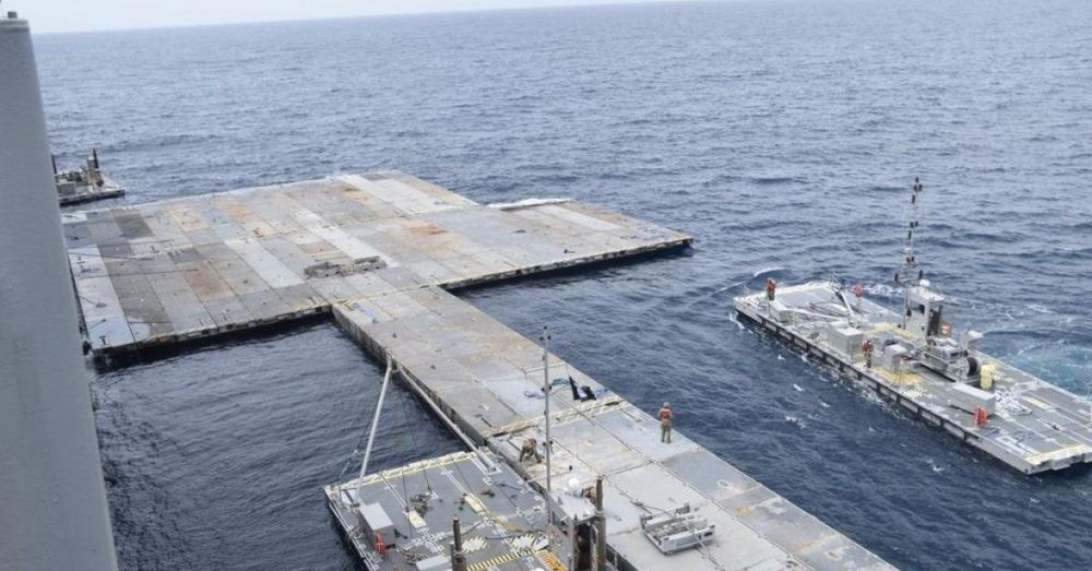 U.S. military: Floating pier project complete, humanitarian aid will soon be delivered in Gaza