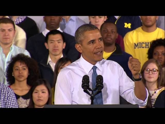 In Michigan, Obama calls for minimum wage hike