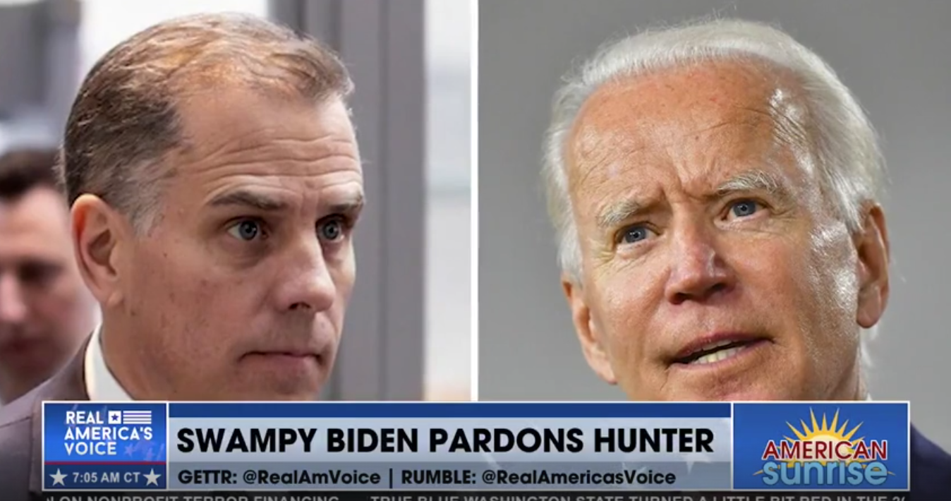 SWAMPY BIDEN PARDONS HUNTER