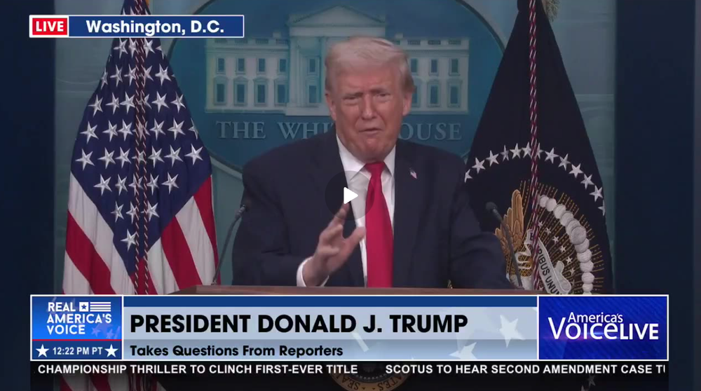 POTUS 'INHERITED A MESS' - TRUMP