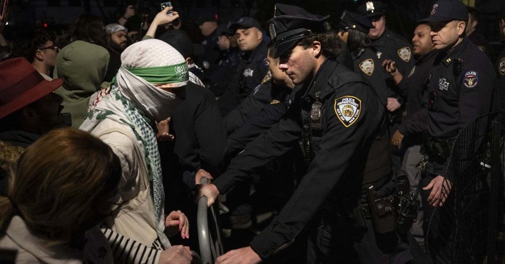 NYPD arrests a dozen demonstrators protesting Columbia graduate's detainment