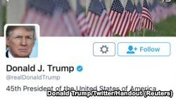 A late night Tweet is seen from the personal Twitter account of U.S. President Donald Trump, May 31, 2017.