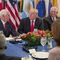 President Trump Attends a Working Dinner with Latin American Leaders