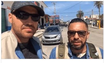 Ben Bergquam and Oscar “El Blue” live on the Guatemala border