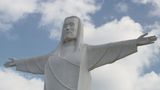 Abortion activists hang ‘God Bless Abortions’ banner on massive Jesus statute in Alabama