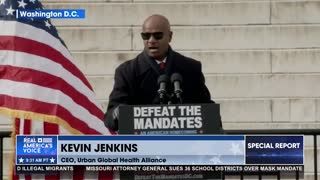 Watch LIVE: "The Rally to Defeat The Mandates D.C." Kevin D. Jenkins "Now it's our time."