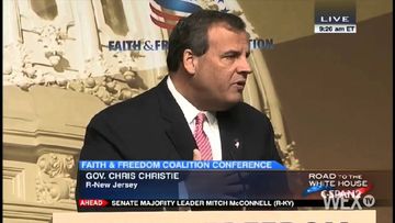 Gov. Chris Christie defends Patriot Act
