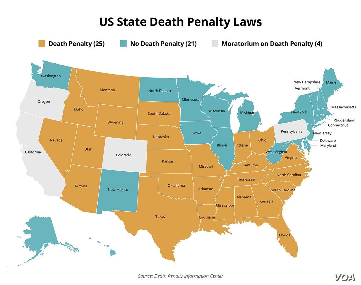 US State Death Penalty Laws