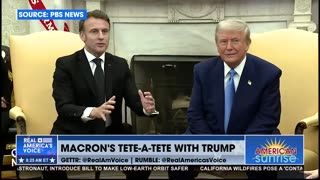 MACRON'S TETE-A-TETE WITH TRUMP