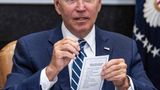 Joe Biden flashes official cheat sheet: 'YOU take YOUR seat'