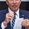 Joe Biden flashes official cheat sheet: 'YOU take YOUR seat'